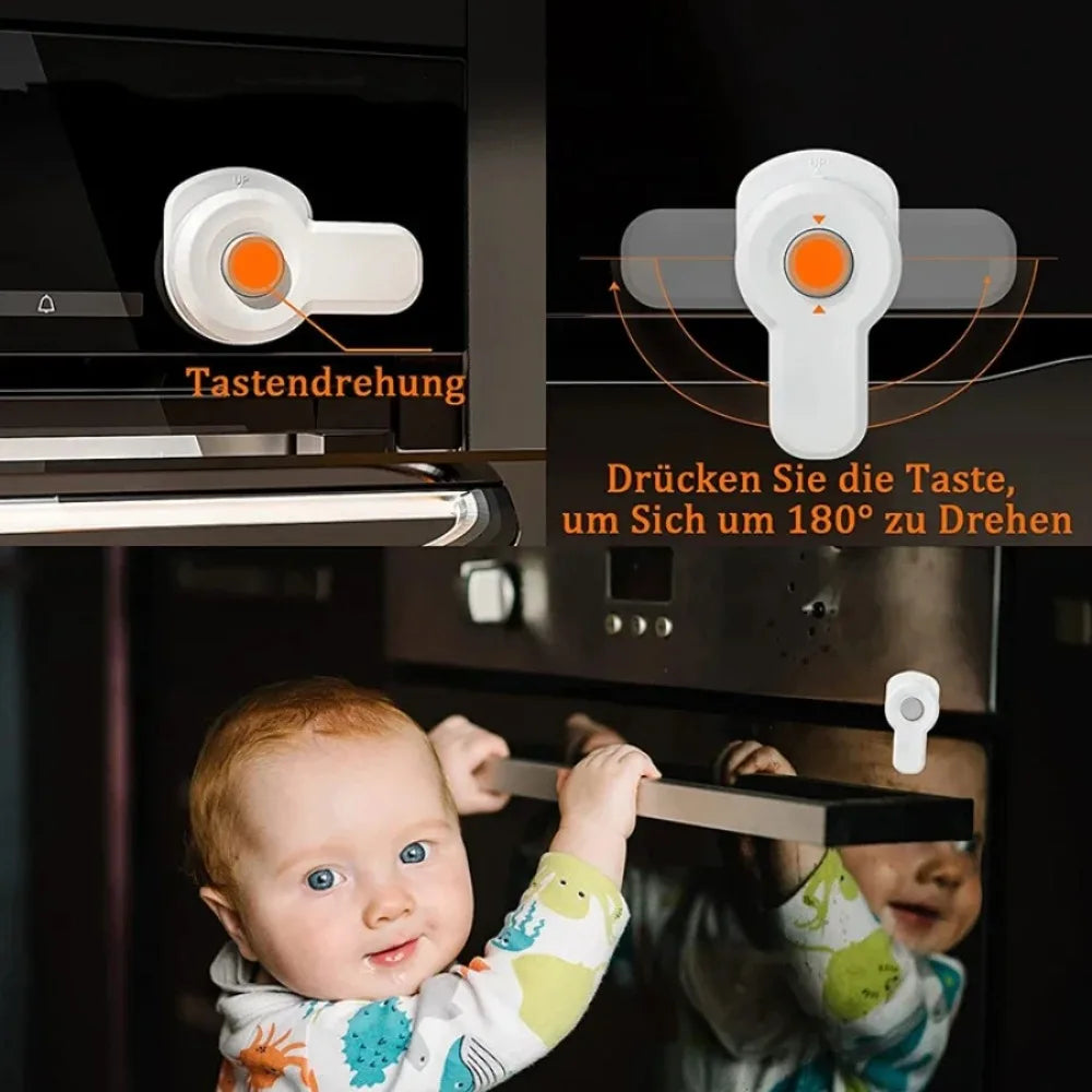 1pcs Baby Oven Door Lock for Kitchen Child Safety Locks Home Microwave Anti-opening Buckle Fixator Child Protection Locks