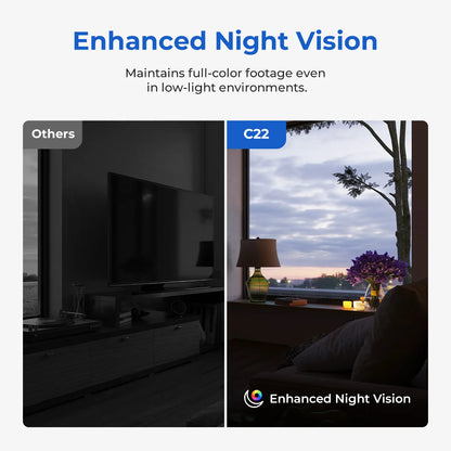 IMILAB Baby Monitor Indoor Security Camera with AI Detection Night Vision 2-Way Audio 360° PTZ Compatible with Xiaomi Home App