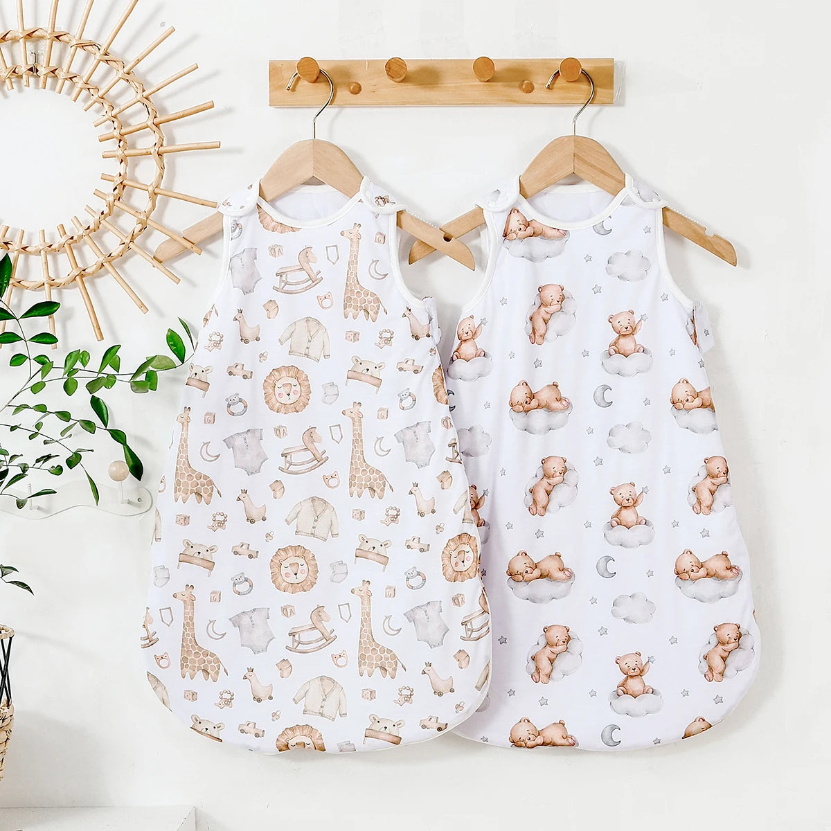 Baby Sleep Sack | 100% Polyester Warm Vest Sleep Sack For Winter Wearable Soft Newborn Baby Sleeping Bag