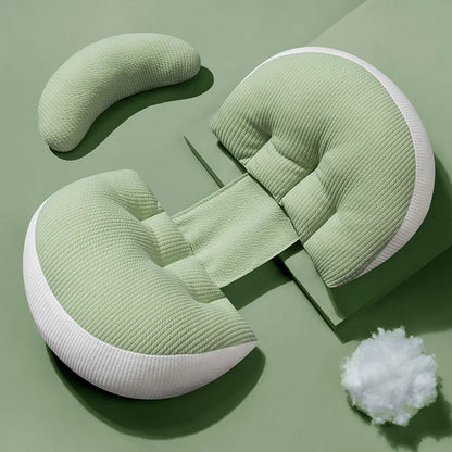 Ergonomic Pregnancy Pillow for Side Sleepers Pregnancy Support Cushion Waist Protection Relieve Abdominal Back Pressure