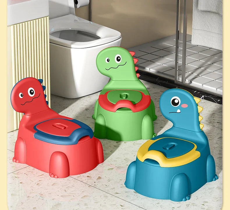 Baby Potty Cartoon Dinosaur Boy Girl Beginner Potty Baby Toddler Thickening Urinal Splash Proof Children Urinal Toilet Supplies