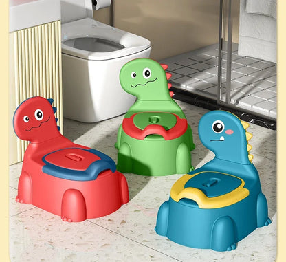 Baby Potty Cartoon Dinosaur Boy Girl Beginner Potty Baby Toddler Thickening Urinal Splash Proof Children Urinal Toilet Supplies