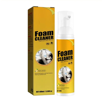 Multi-function Foam Cleaning Spray,suitable for Car Interior, Plastic Dashboard, Steering Wheel, Decontamination, Seat Cleaning