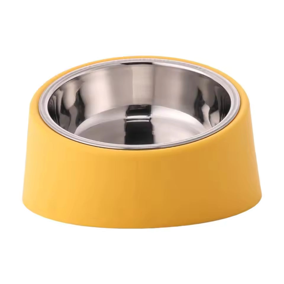 Stainless Steel Detachable Bowls with Sturdy Holder Ergonomic Raised Dog Feeder Perfect for Healthy Eating & Stylish Home Decor