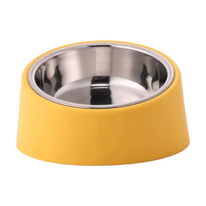 Stainless Steel Detachable Bowls with Sturdy Holder Ergonomic Raised Dog Feeder Perfect for Healthy Eating & Stylish Home Decor