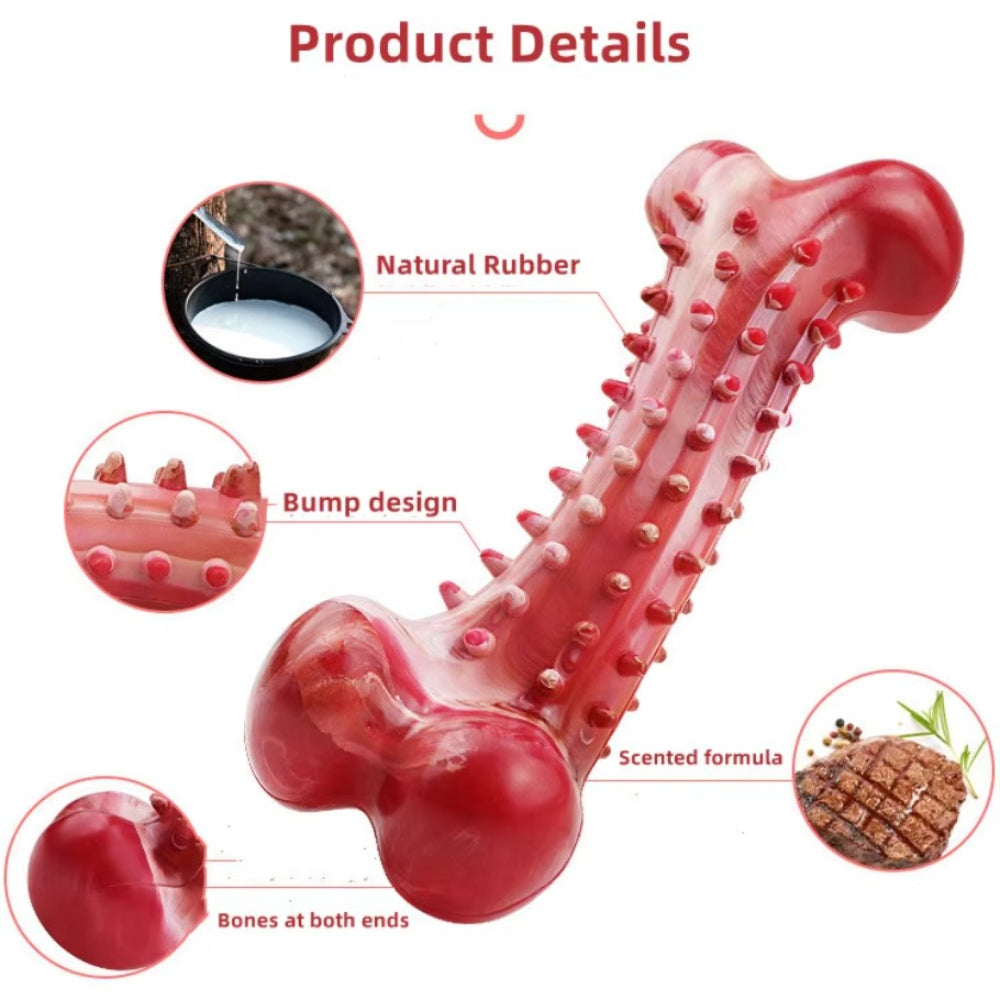 Barkbox Super Chewer Tough Dog Fetch Toy for Aggressive Chewers, Maple Scented