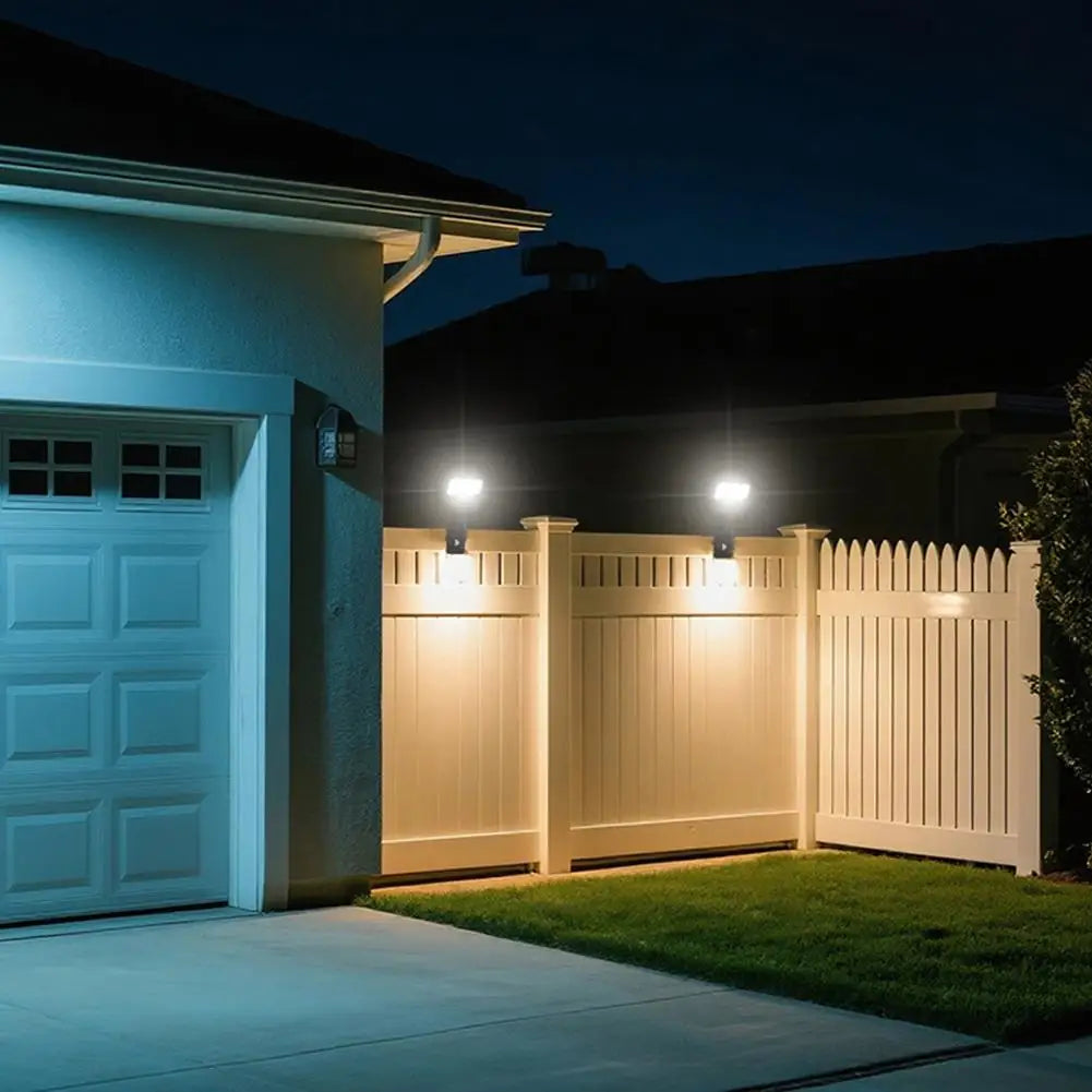 Clip On Solar Lights Outdoor COB LED Security Light Solar Charging 360° Rotatable Rainproof Motion Sensor Auto On/Off For Outdoor