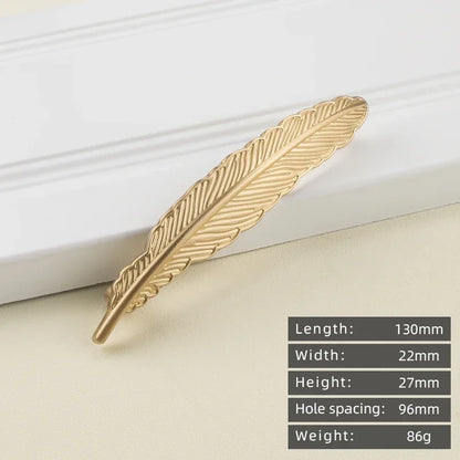 Cabinet Handles Brushed Brass Kitchen Knobs European style minimalist solid brass cabinet DIY pull handle classical luxury drawer gold knob cabinet door long handle