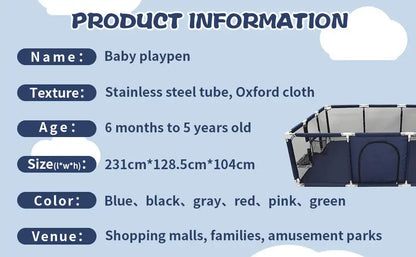 IMBABY Baby Playpens Indoor Baby corralitos Safety Barriers for Kids Baby Activity Gym Large Parks for Baby Groundbox Fence