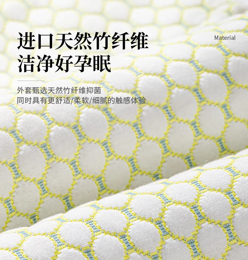 U-Shaped Pregnancy Pillow for Side Sleeping Maternity Body Pillow with Back & Belly Support Cooling Summer Sleep Comfort