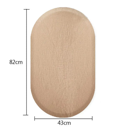 2PCS Diaper Changing Pad Cover Soft Breathable Cotton Newborn Baby Changing Mat Cover Solid Color Baby Shower Gifts