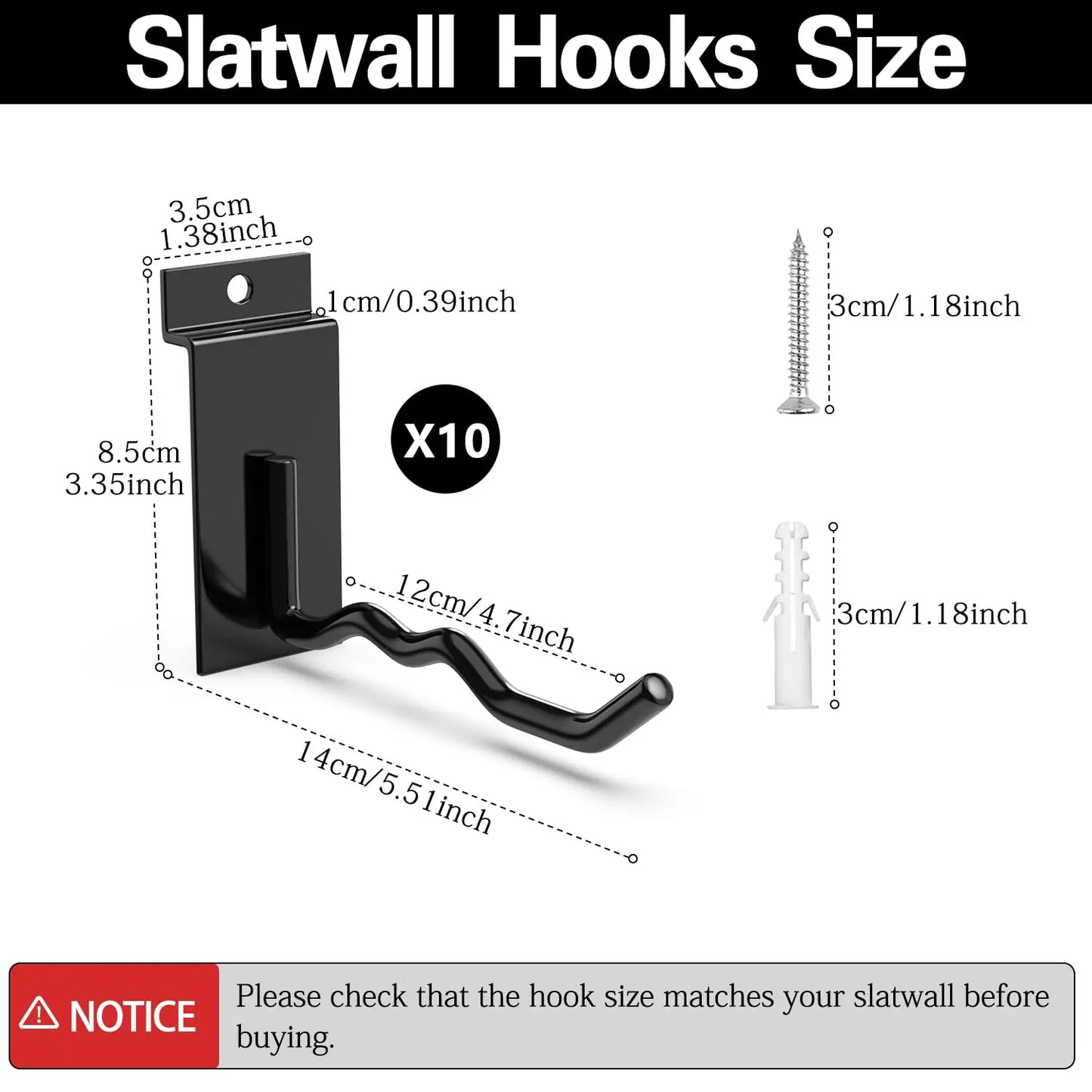 18 Pcs Garage Hooks Heavy Duty - Garage Storage and Organization Ladder Hooks with Non Slip PVC Coating for Hanging Bike，Ladder，Garden Tools，Hose