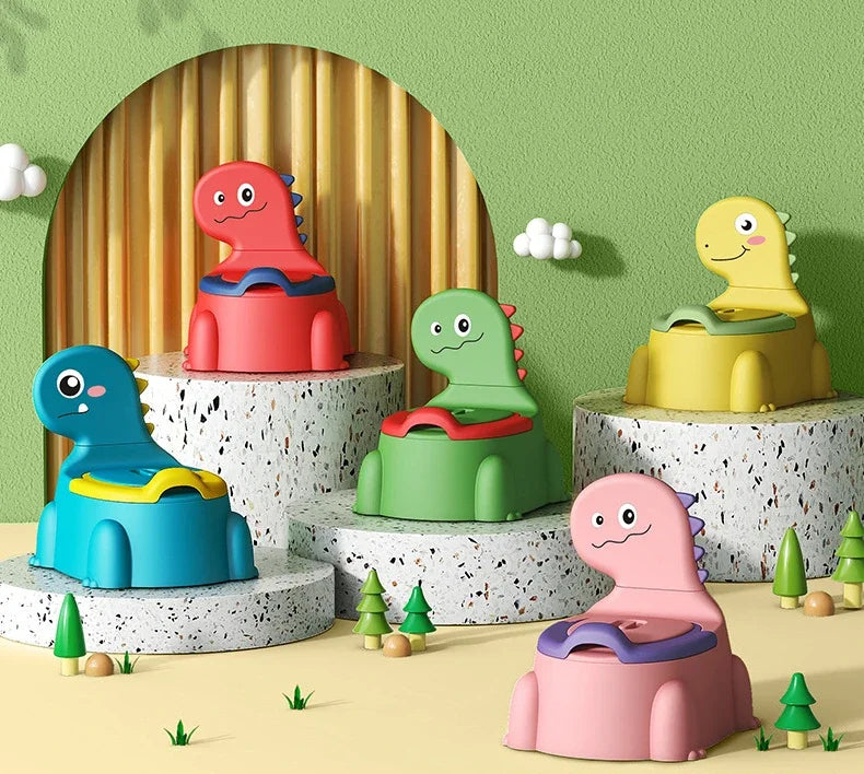 Baby Potty Cartoon Dinosaur Boy Girl Beginner Potty Baby Toddler Thickening Urinal Splash Proof Children Urinal Toilet Supplies