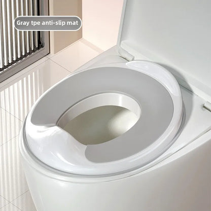 Potty Training Seat Built-in Toilet Seat, Elongated Toilet Seat Children's Toilet Seat Toilet Seat Children's Toilet Seat Universal Splash Proof Toilet for Male and Female Babies