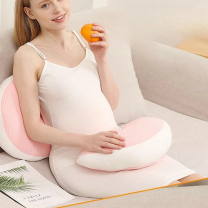 Ergonomic Pregnancy Pillow for Side Sleepers Pregnancy Support Cushion Waist Protection Relieve Abdominal Back Pressure