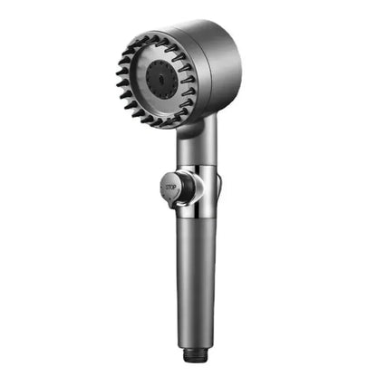Filtered Shower Head with Handheld, High Pressurized Filter Shower Head 3-mode Adjustable Spray with Massage Brush Rain Faucet Bathroom Accessories