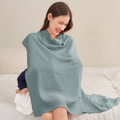 Women Breastfeeding Towel Insular Baby Blanket Cover Pregnant Prevent Exposure Scarf Bamboo Cotton Shawl Stroller Nursing Cover