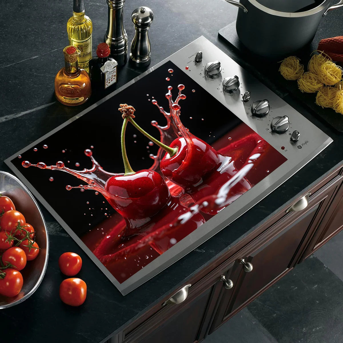 Fireproof Stove Top Covers for Electric Stove, Waterproof & Heat Resistant Mat for Glass Top, Stovetop Protector, Anti-Scratch