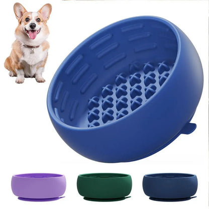 Dog Lick Bowl, Bestalk Anxiety Relief Lick Mat for Dogs, Non-Slip Freeze Licking Bowl Enrichment Puzzle Feeder for Distraction, BPA Free Silicone, Dishwasher Safe