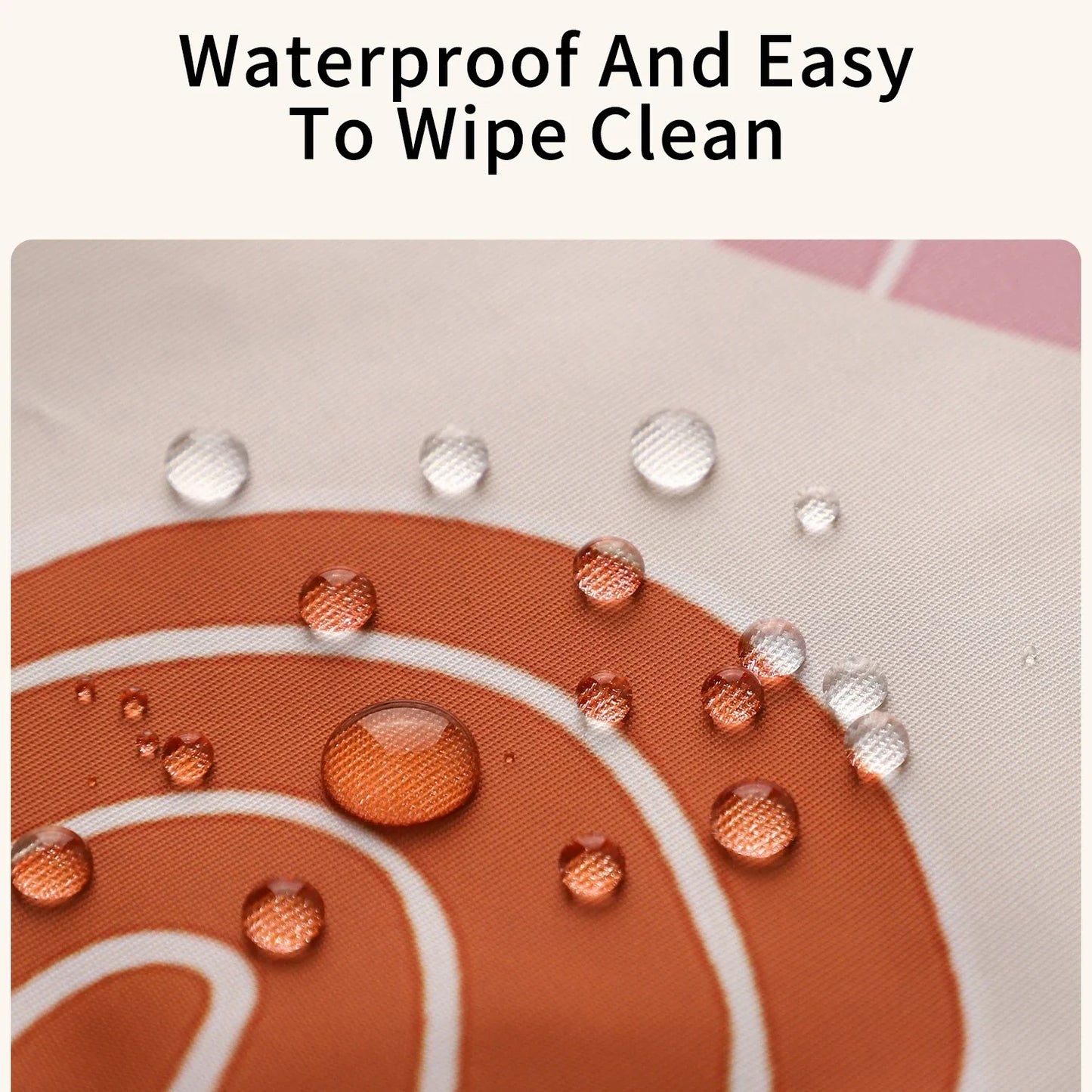 Baby Play Mat, Thicken Foam Cushioned & Waterproof Playpen Mat for Infants and Toddlers, Stylish and Just Wipe-Clean Playmat for Baby Play on Floor