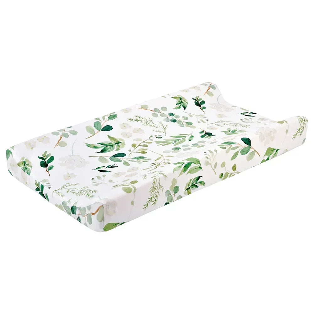 Newborn Change Table Covers Baby Diaper Changing Pad Cover Printing Design Breathable Soft Reusable Diaper Changing Mat Cover