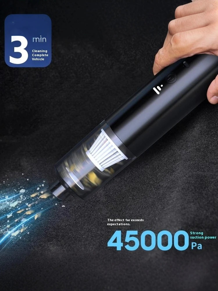 Wireless Dual Purpose Suction And Blowing Vacuum Cleaner Dual Use For Home And Car High Power Powerful Vacuum Cleaner Black