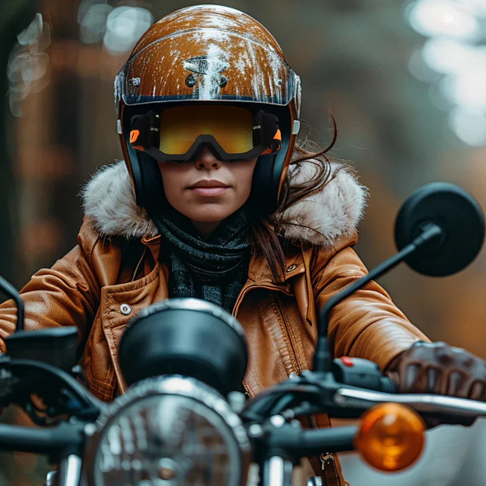 Protective Goggles Outdoor Motorcycle Windproof Sandproof Eyewear Motorcycle Accessories Ski Glasses Racing Off Road Goggles
