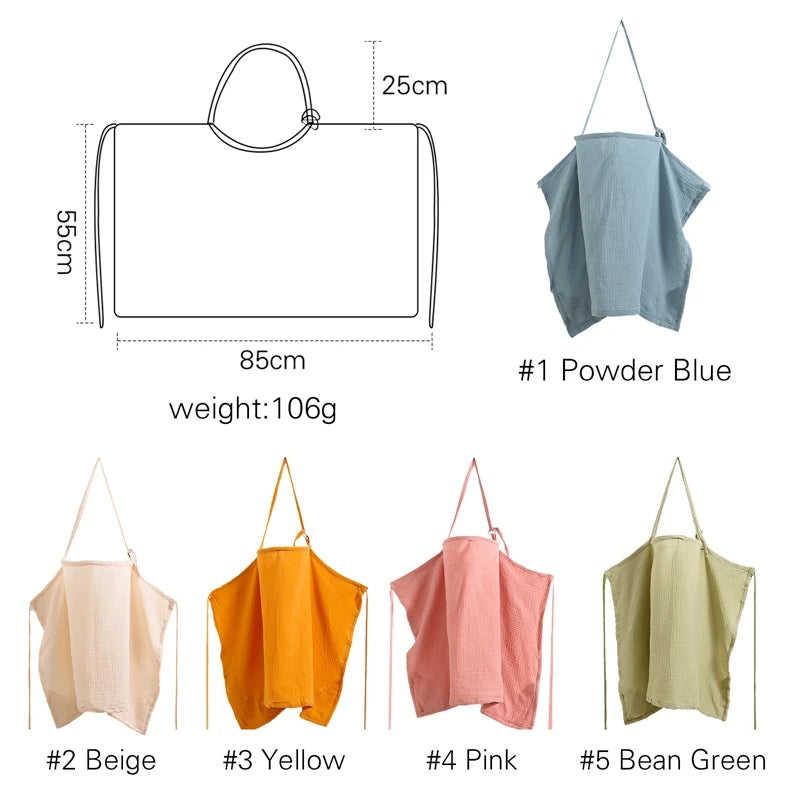 Breathable Breastfeeding Cover Baby Feeding Nursing Covers Adjustable Nursing Apron Outdoor Privacy Cover Mother Nursing Cloth