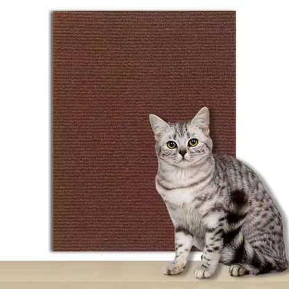 Cat Scratch Mat,Trimmable Self-Adhesive Carpet,DIY Climb Cat Scratcher for Cat Couch Furniture or Wall Protector,Covering Cat Tower,and Replacement Pads