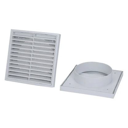 Efficient Ventilation Grille Durable PP Material Air Exhaust Outlet Fresh for Wall Ceiling Openings Vermin and Rodent Protection