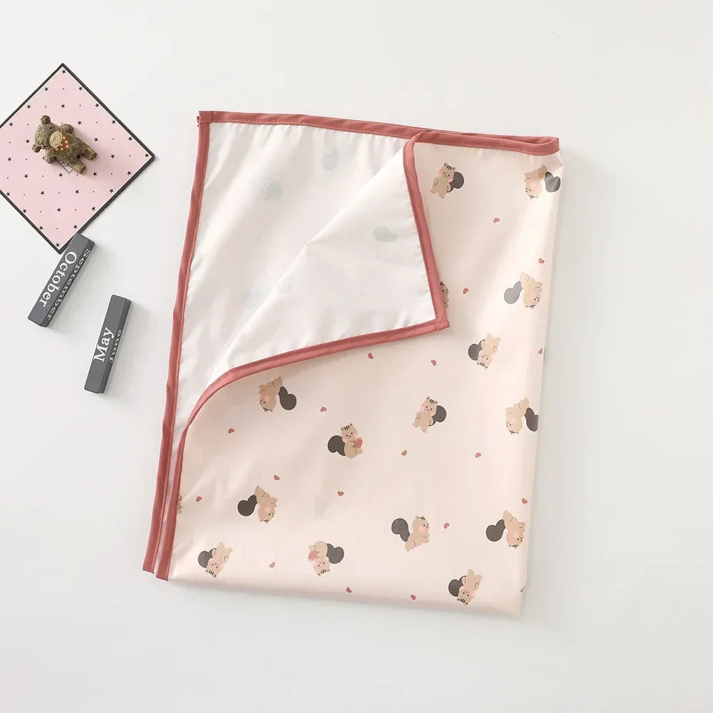 Reusable Baby Diaper Changing Mat Cover Waterproof Foldable Newborn Baby Sheet Mattress Portable Multi Use Travel Floor Play Pad