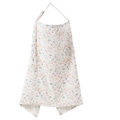 2025 Muslin Nursing Covers for Breastfeeding, Privacy Breast Feeding Cover with Arch Neckline for Mom and Baby Nursing Apron
