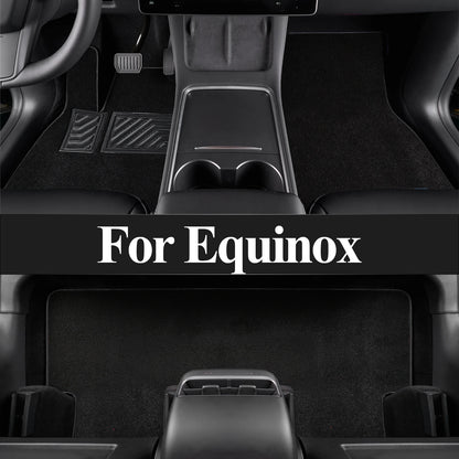Floor Mats & Cargo Liner for 2018-2024 Chevrolet Chevy Equinox & GMC Terrain/Terrain Denali Car Mats Cargo Mat All Weather Floor Mats Trunk Mat Trunk Liner Accessories