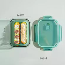 The Glass Lunch Box Can Be Heated in The Microwave. It Is A Special Student Lunch Box for Bringing Meals To Work