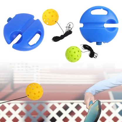 Portable Solo Tennis Trainer Rebound Tennis Ball with String Rope Self Tennis Practice Training Tool for Adults Kids Beginners