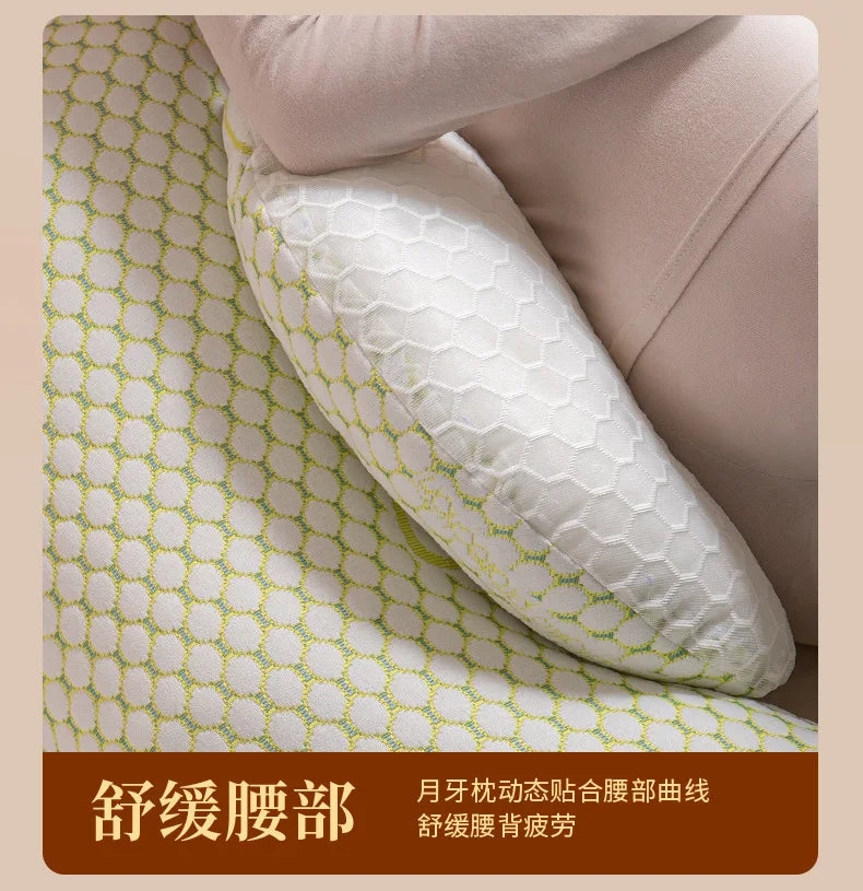 U-Shaped Pregnancy Pillow for Side Sleeping Maternity Body Pillow with Back & Belly Support Cooling Summer Sleep Comfort
