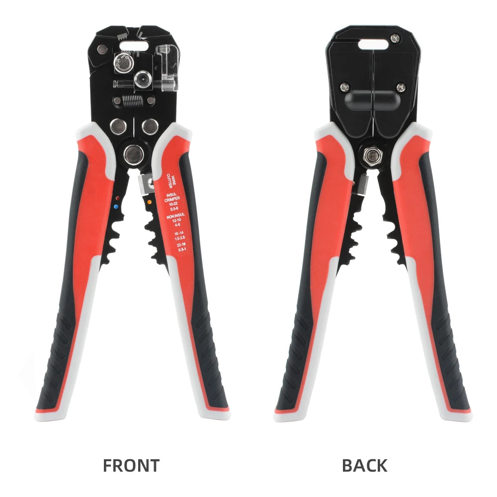 Crimper Cable Cutter Adjustable Automatic Wire Stripper Multifunctional Stripping Crimping Pliers Terminal Hand Tool