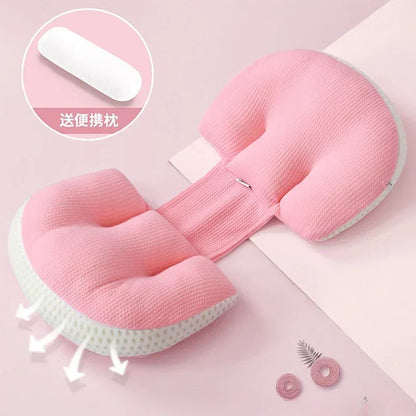 Pregnant Women's Waist Pillow Multifunctional Abdominal Support and Protection Side Sleep U-shaped Cushion Pregnant Pillow