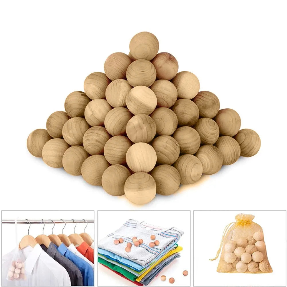 Homode Cedar Blocks for Clothes Storage, Cedar Chips for Closets and Drawers, Aromatic Cedar Wood Balls