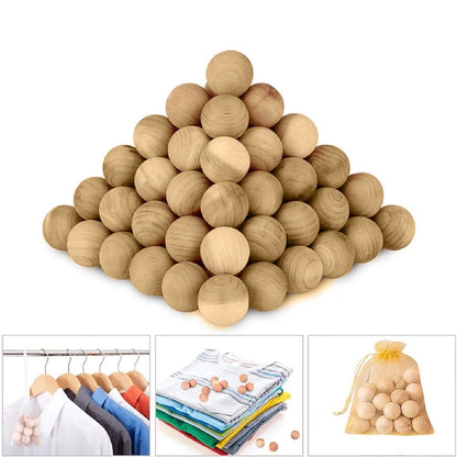 Homode Cedar Blocks for Clothes Storage, Cedar Chips for Closets and Drawers, Aromatic Cedar Wood Balls