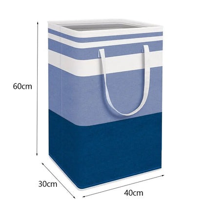 Laundry Hamper with Handles,Large Foldable Laundry Basket for Clothes, canvas Storage Bin&nbsp;