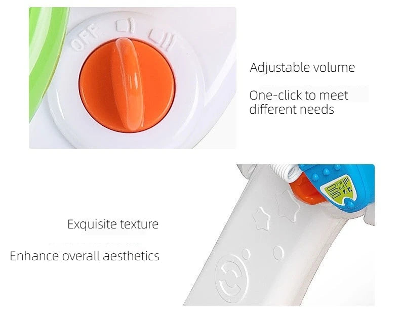 Child Simulation Music Simulated Driving Console Steering Wheel Toys Baby Driving Early Education Toys Intellectual Development