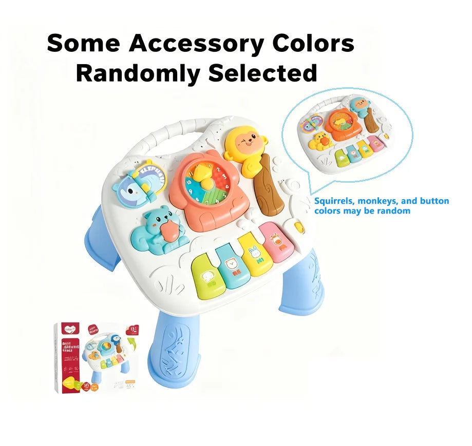 Baby Multifunctional Game Table, Animal Sound Learning Piano Keys, Cognitive Development Toy, Parent Interaction Must-have