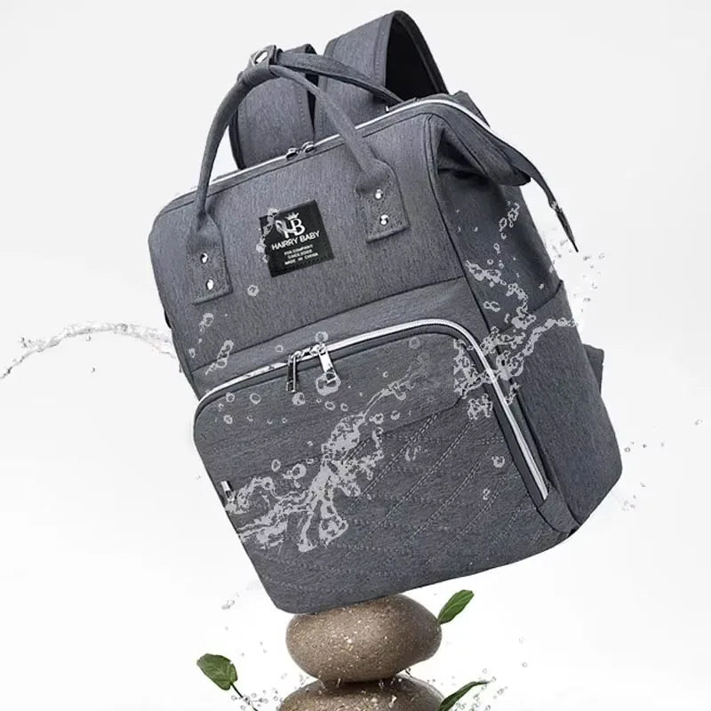 Backpack Organized Daypack Travel Baby Bag with Stroller Strap and Side Bottle Pockets