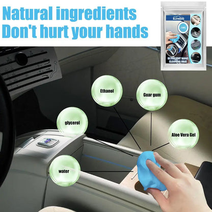 Car Cleaning Gel Putty Reusable Car Interior Detailing Mud Dust Computer Dust Cleaning Keyboard Remover Gel Auto Vent Clean H7U4