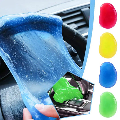 Car Cleaning Gel Slime Magic Mud Automobile Air Vent Computer Keyboard Dirt Dust Remover Gel Car Wash Interior Cleaning Tool