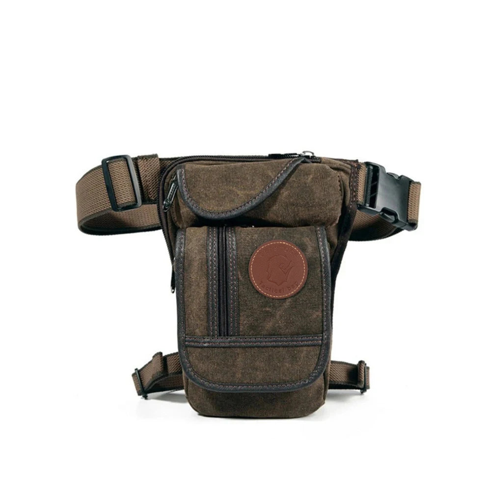 Portable Equestrian Drop Leg Bag High Quality Canvas Nylon Horse Riding Waist Bag Outdoor Equestrian Equipment Large Capacity