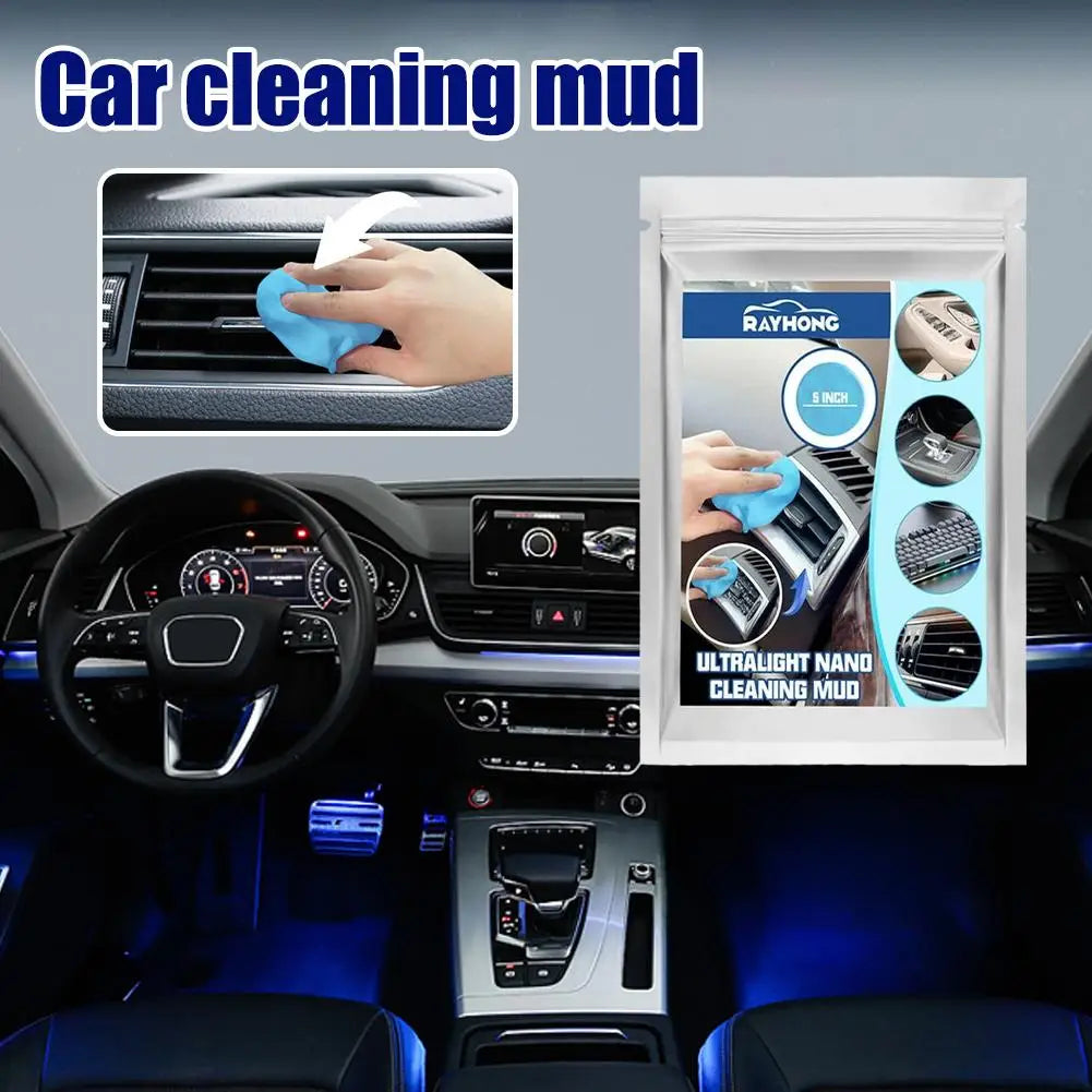 Car Cleaning Gel Putty Reusable Car Interior Detailing Mud Dust Computer Dust Cleaning Keyboard Remover Gel Auto Vent Clean H7U4