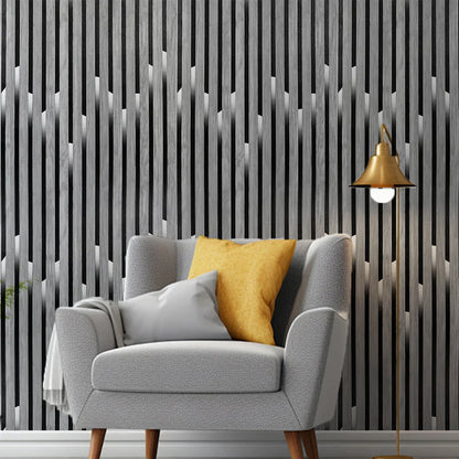 Wood Slat Wallpaper Peel and Stick Wood Grating Stripe Self-Adhesive Wallpaper Faux Wood Contact Paper Self Adhesive Home Decor