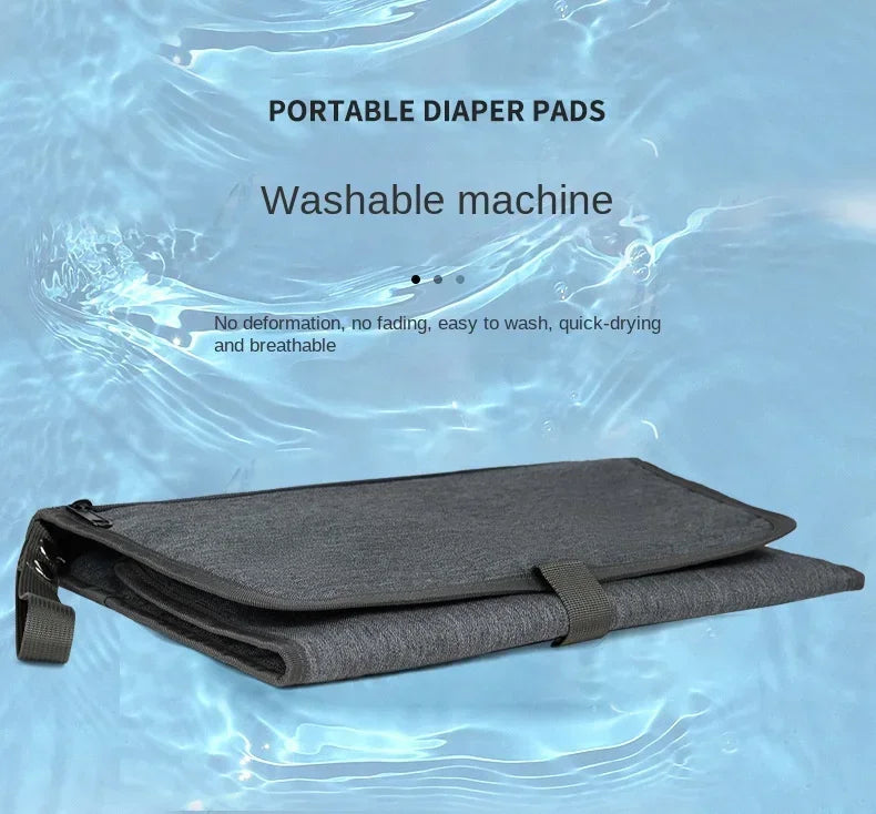 Portable Diaper Changing Pad Portable Baby Changing Pad with Pockets Waterproof Travel Diaper Changing Station Kit Baby Gift Hot